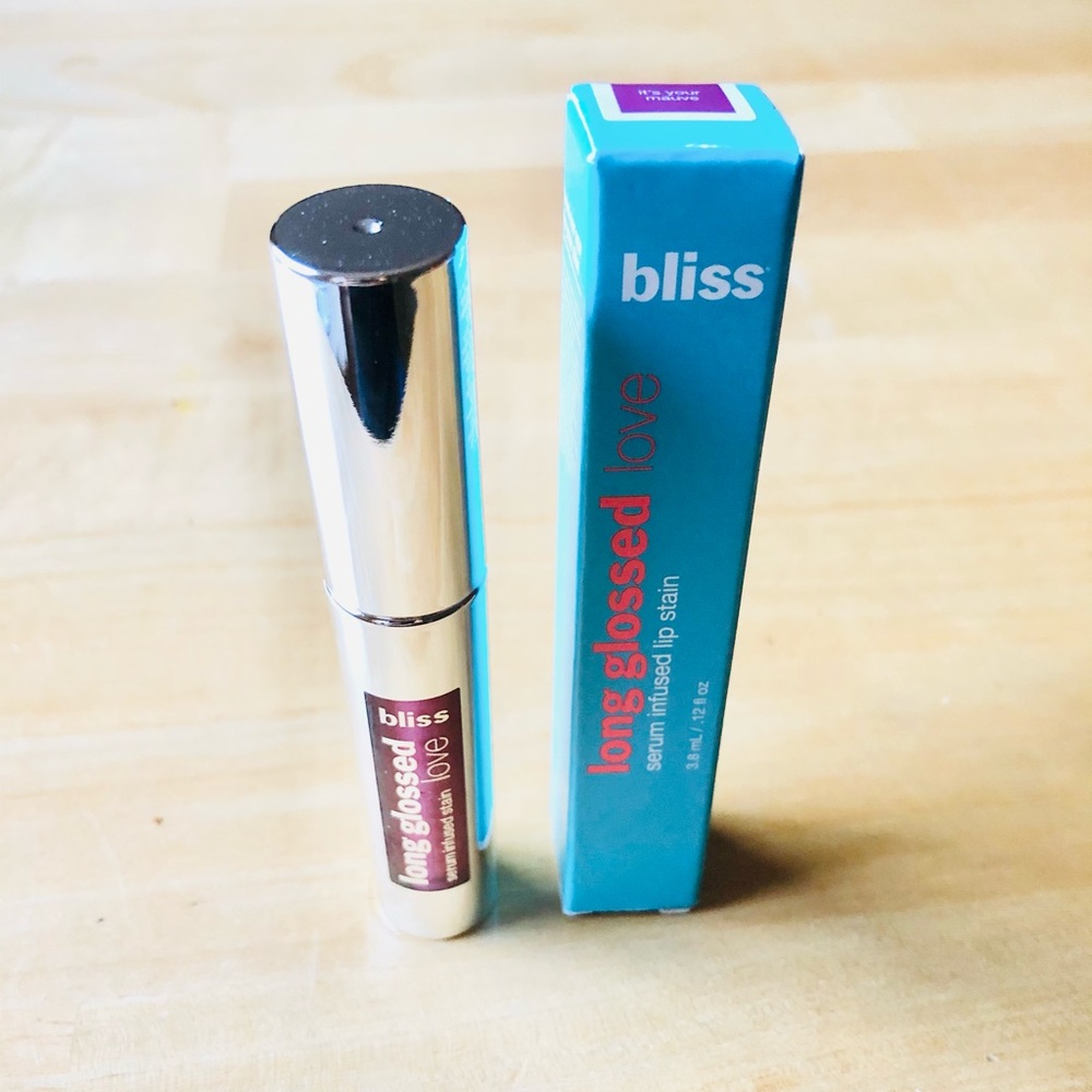 Bliss lip long glossed love”it’s your mauve”